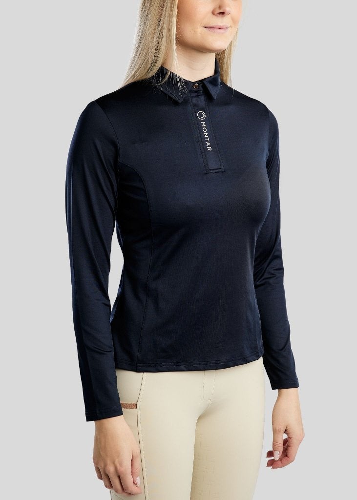 Montar MoSusan Polo Navy, maat S, M, L, XL, Blauw, Dressuur, Nieuw, Ophalen of Verzenden