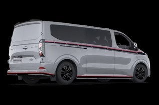 Ford Transit Custom 320 2.5 PHEV L2H1 Grey Platinum Gesloten, Auto's, 232 pk, Euro 6, 4 cilinders, Plug-in hybride