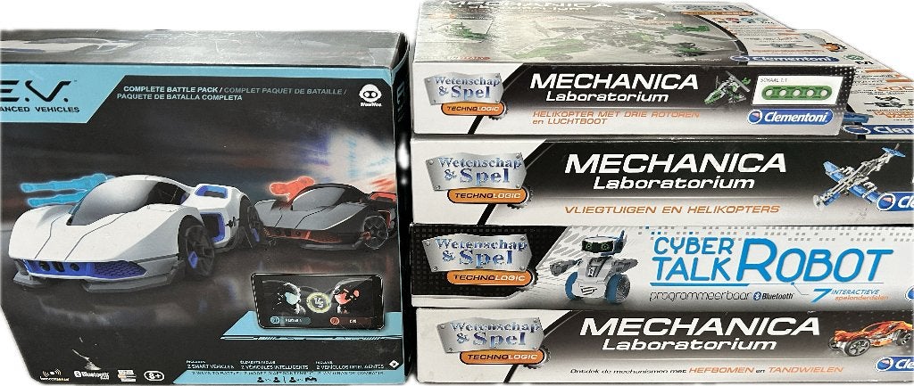 Set mechanica van Clementoni en R.E.V., Ophalen of Verzenden, Gebruikt, Bouwen