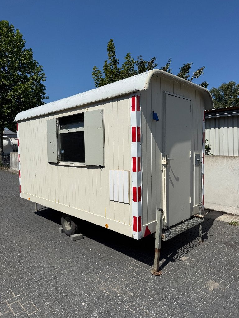 Schaftwagen | Schaftkeet | Pipowagen | Bouwkeet | 4x2m, Ophalen, Gebruikt