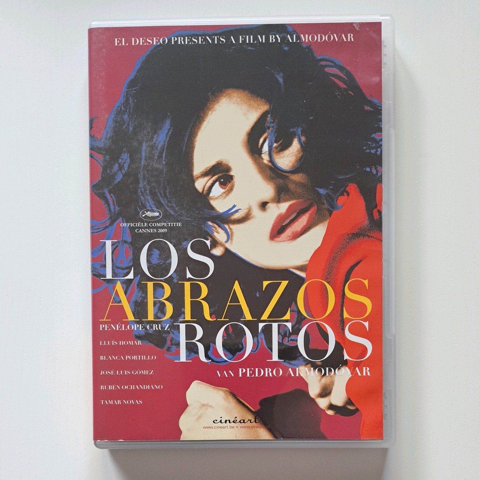 Los Abrazos Rotos - Pedro Almodóvar (DVD), Nederlands, Spaans, Ophalen of Verzenden, Zo goed als nieuw