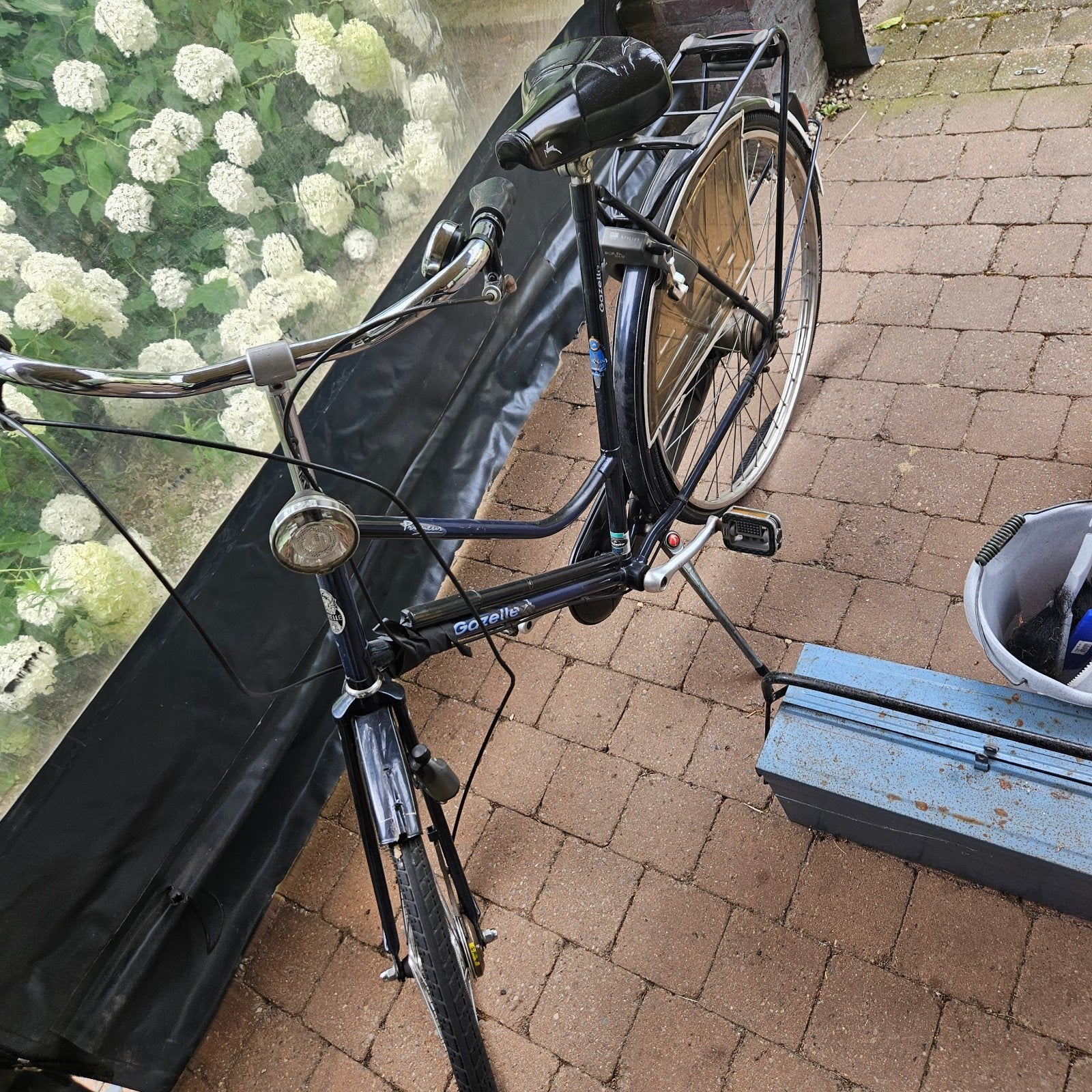 Gazelle damesfiets - Gebruikt, maar in goede staat, Ophalen, Terugtraprem, Versnellingen, Gazelle