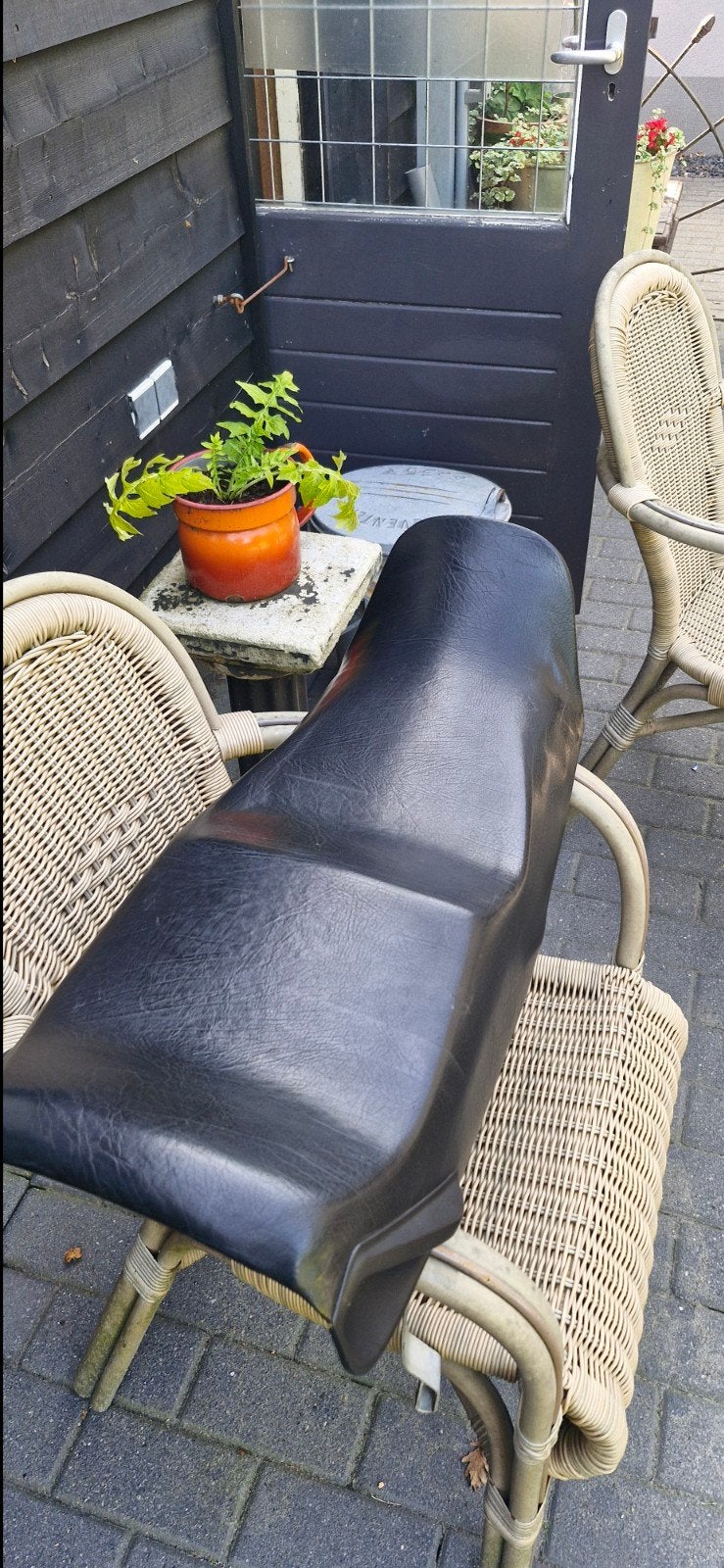 Buddyseat Bmw K100, Ophalen