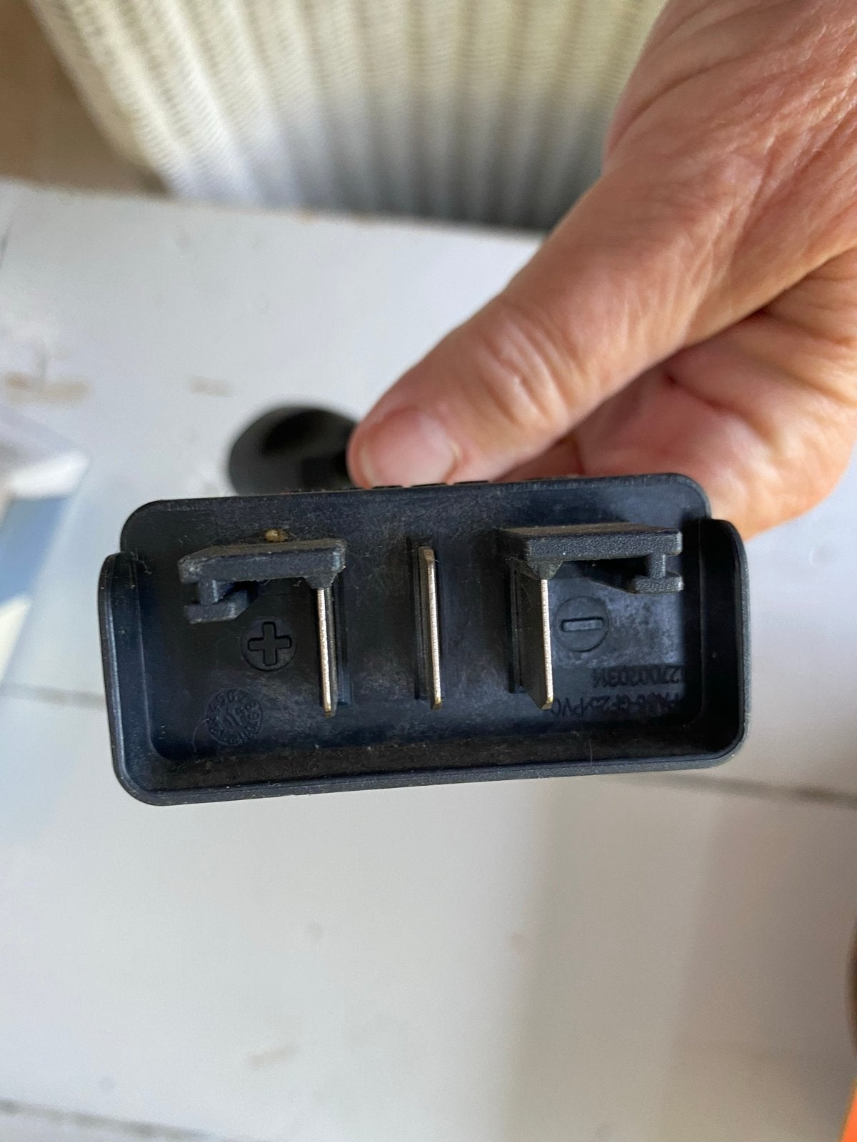 Verloopstekker voor elektrische fiets oplader, Ophalen of Verzenden, Gebruikt