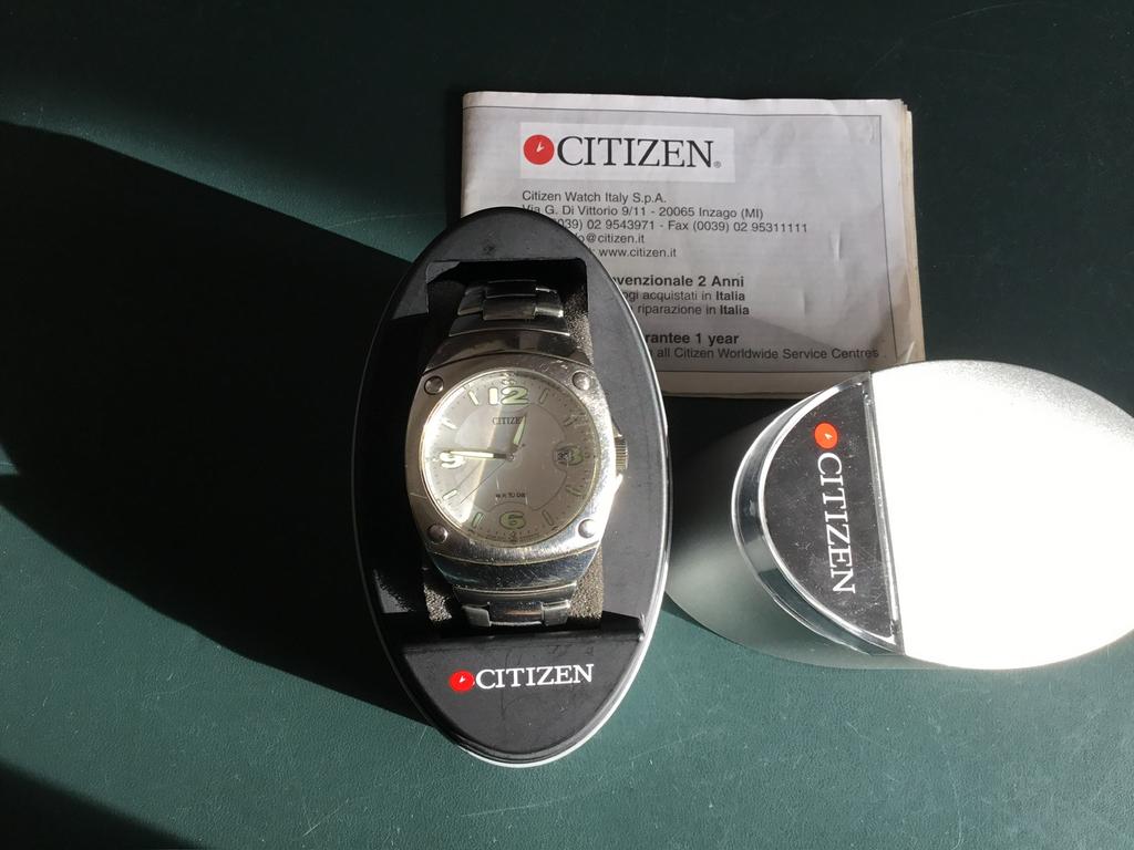 Vintage Citizen BK2350–51B met garantiebewijs, Ophalen of Verzenden, Zo goed als nieuw