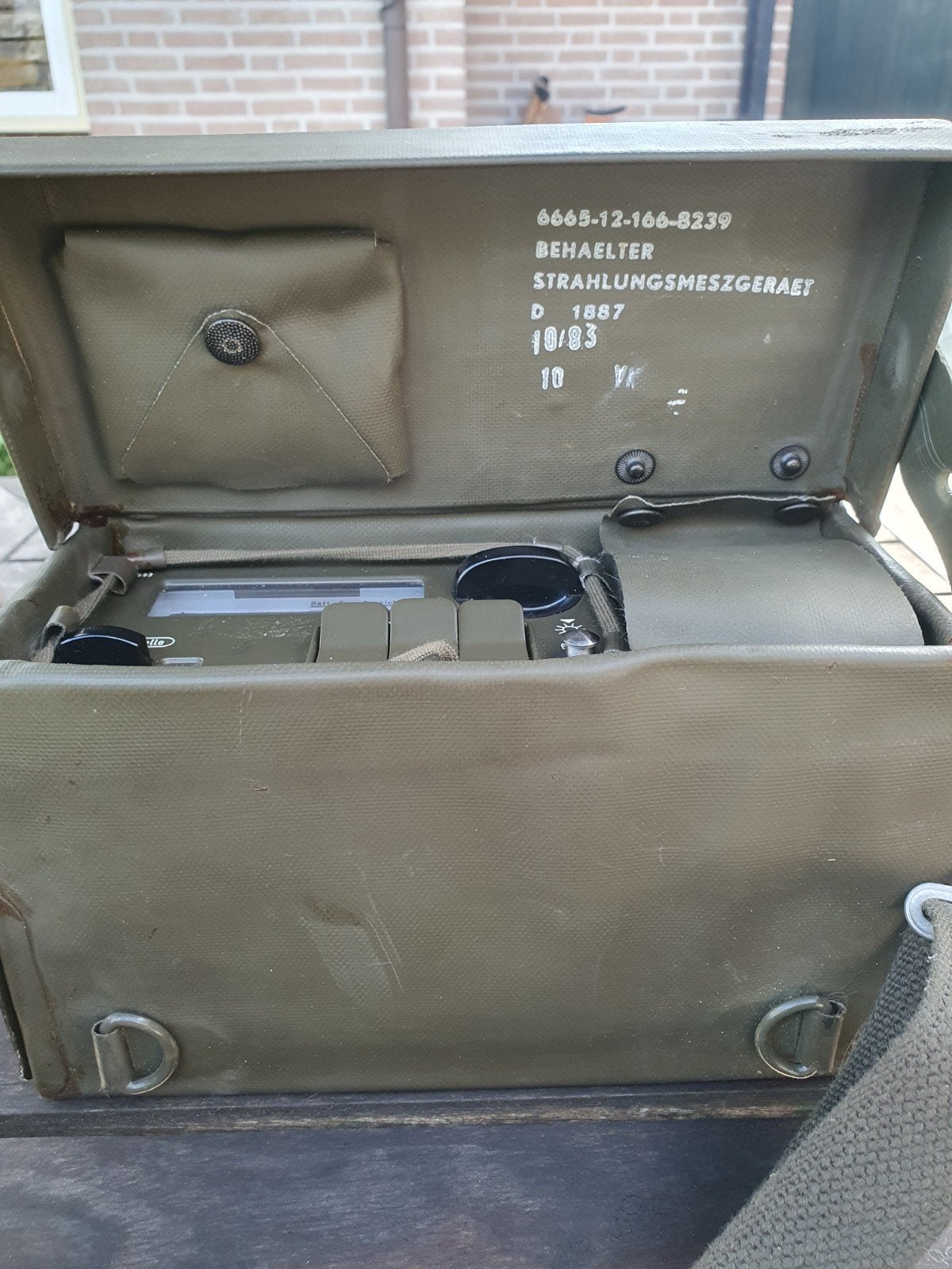 Militair Stralingsmeetapparaat (Behaelter) - Bundeswehr, Ophalen of Verzenden