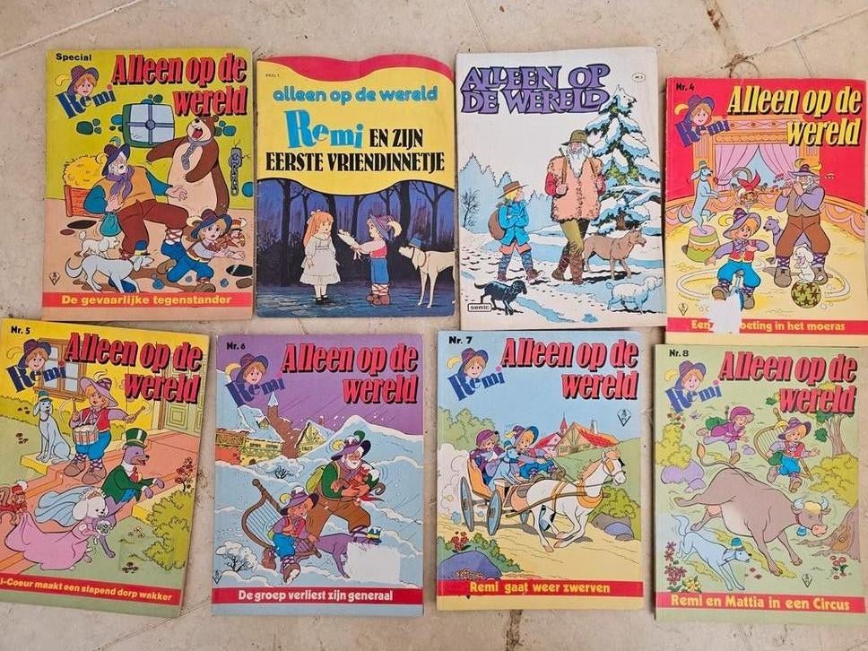 Remi Alleen op de Wereld - Complete Serie (8 Boeken), Ophalen of Verzenden, Gelezen, Hector Malot, Fictie algemeen