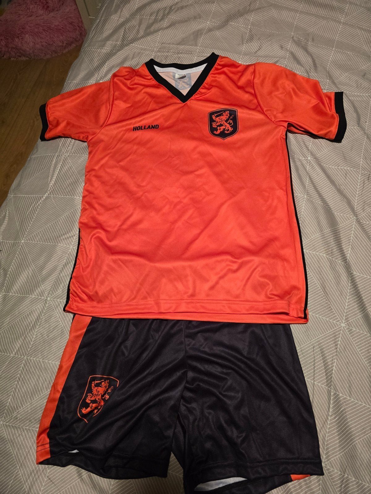Oranje voetbaltenue RENS 7 - Maat 164, Ophalen of Verzenden, Nieuw, Onbekend, Jongen