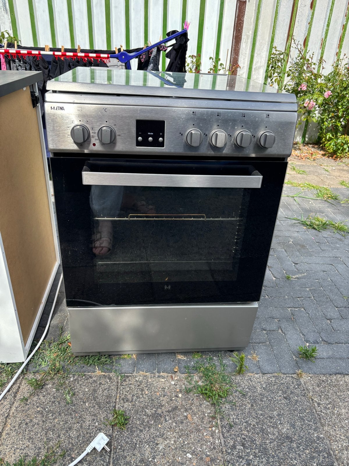 Etna Gasfornuis met Oven - Vrijstaand, Gebruikt, Ophalen, Gebruikt, 4 kookzones, Gas