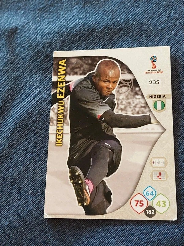Panini / Voetbalkaart/Ikechukwu Ezenwa/Nigeria / WK 2018, Ophalen of Verzenden, Zo goed als nieuw, Buitenlandse clubs, Poster, Plaatje of Sticker