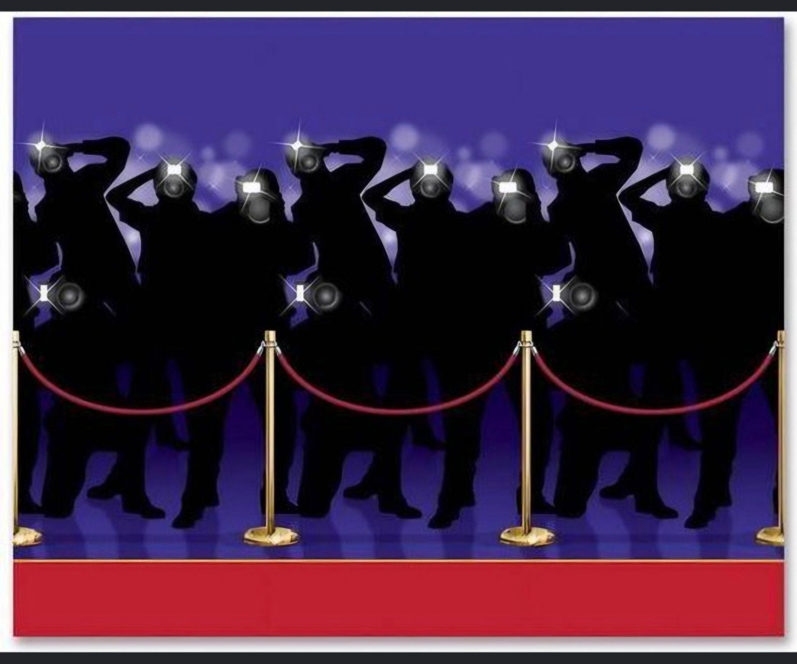 GRATIS Hollywood themafeest Decoratie, Ophalen of Verzenden, Versiering