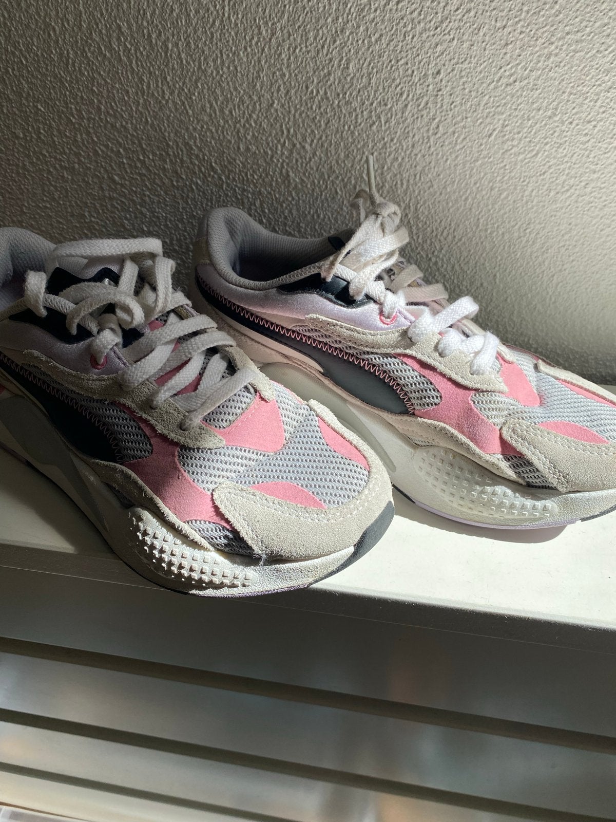 Puma RS-X³ sneakers - Roze/Grijs - Maat 38, Ophalen of Verzenden, Roze, Sneakers of Gympen, Zo goed als nieuw