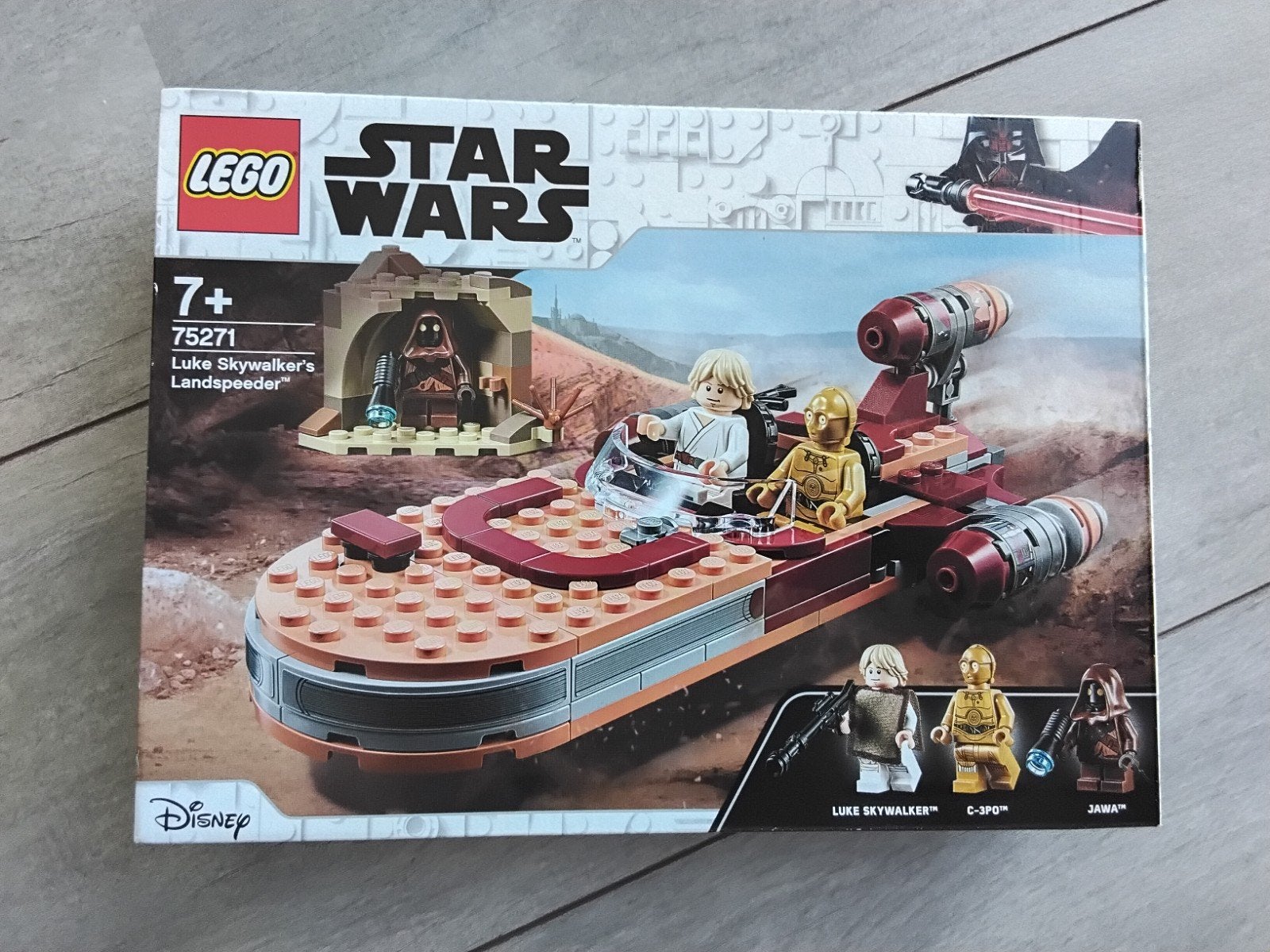 LEGO Star Wars 75271 Luke Skywalker's Landspeeder, Ophalen, Inclusief minifiguren, Star Wars, Lego