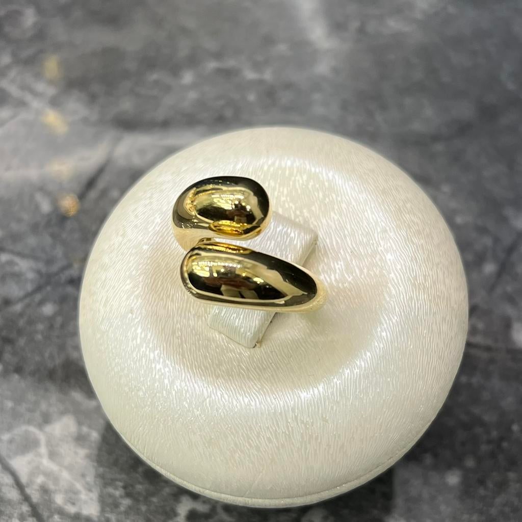 14 karaat gouden ring prachtig model, Ophalen of Verzenden, Zo goed als nieuw, Goud, Dame