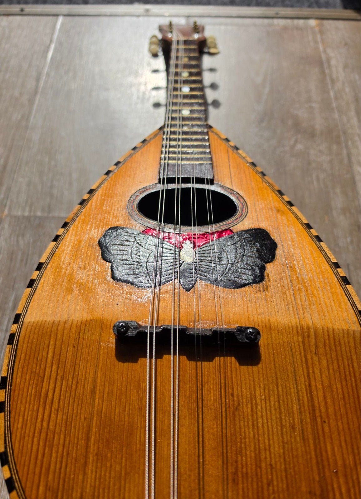 Gerestaureerde Italiaanse Luciano Grimaldi Mandoline, Ophalen of Verzenden, Zo goed als nieuw, Overige typen