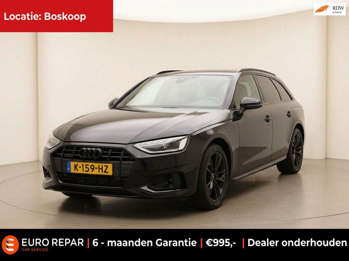 Audi A4 Avant 45 TFSI quattro S-LINE PANO-DAK NL-AUTO!, Automaat, Dealer onderhouden, 15 km/l, Gebruikt