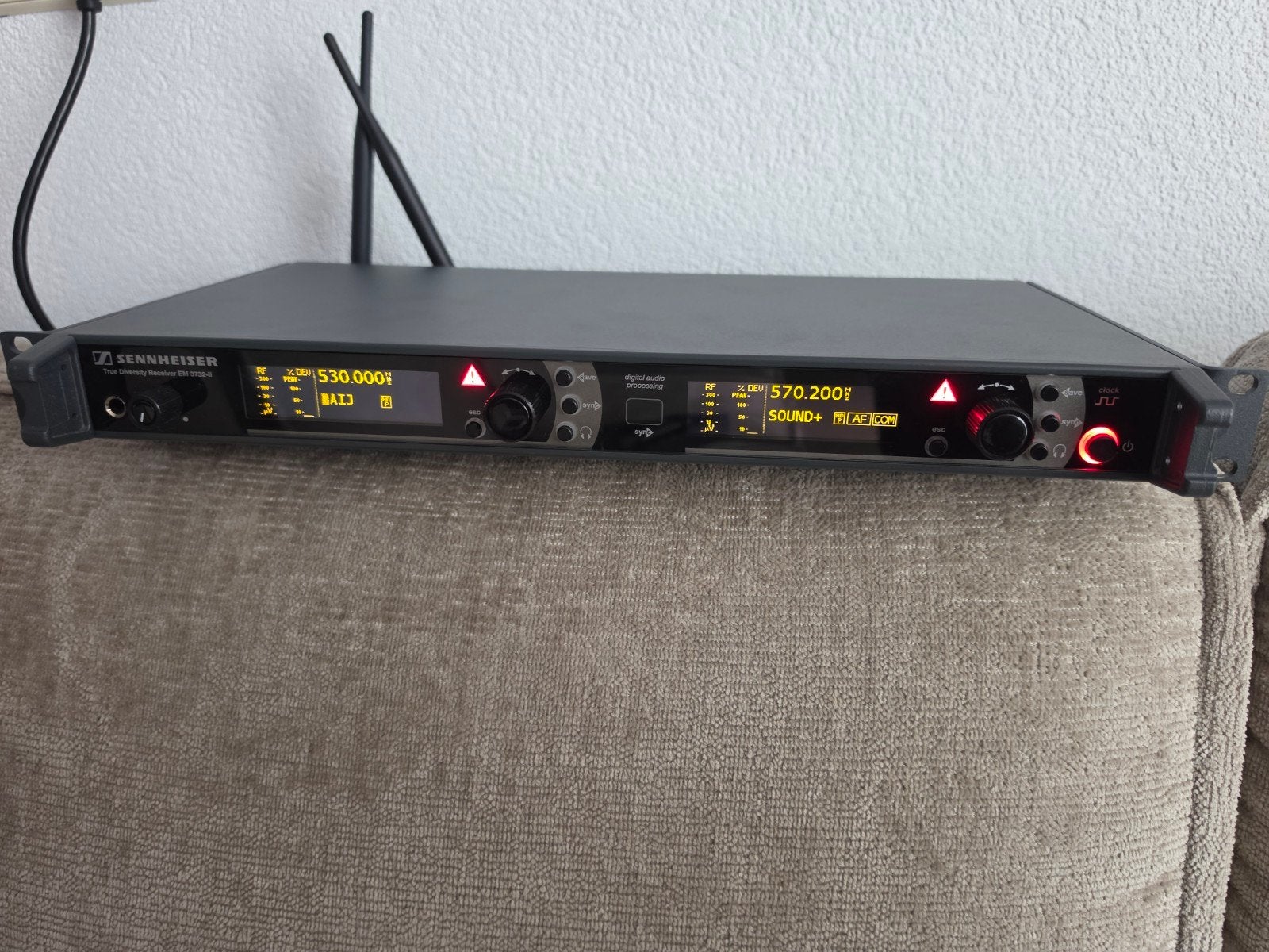 Sennheiser EM 3732-II ontvanger & SKM 5200-II microfoon, Muziek en Instrumenten, Ophalen of Verzenden, Zo goed als nieuw, Zangmicrofoon