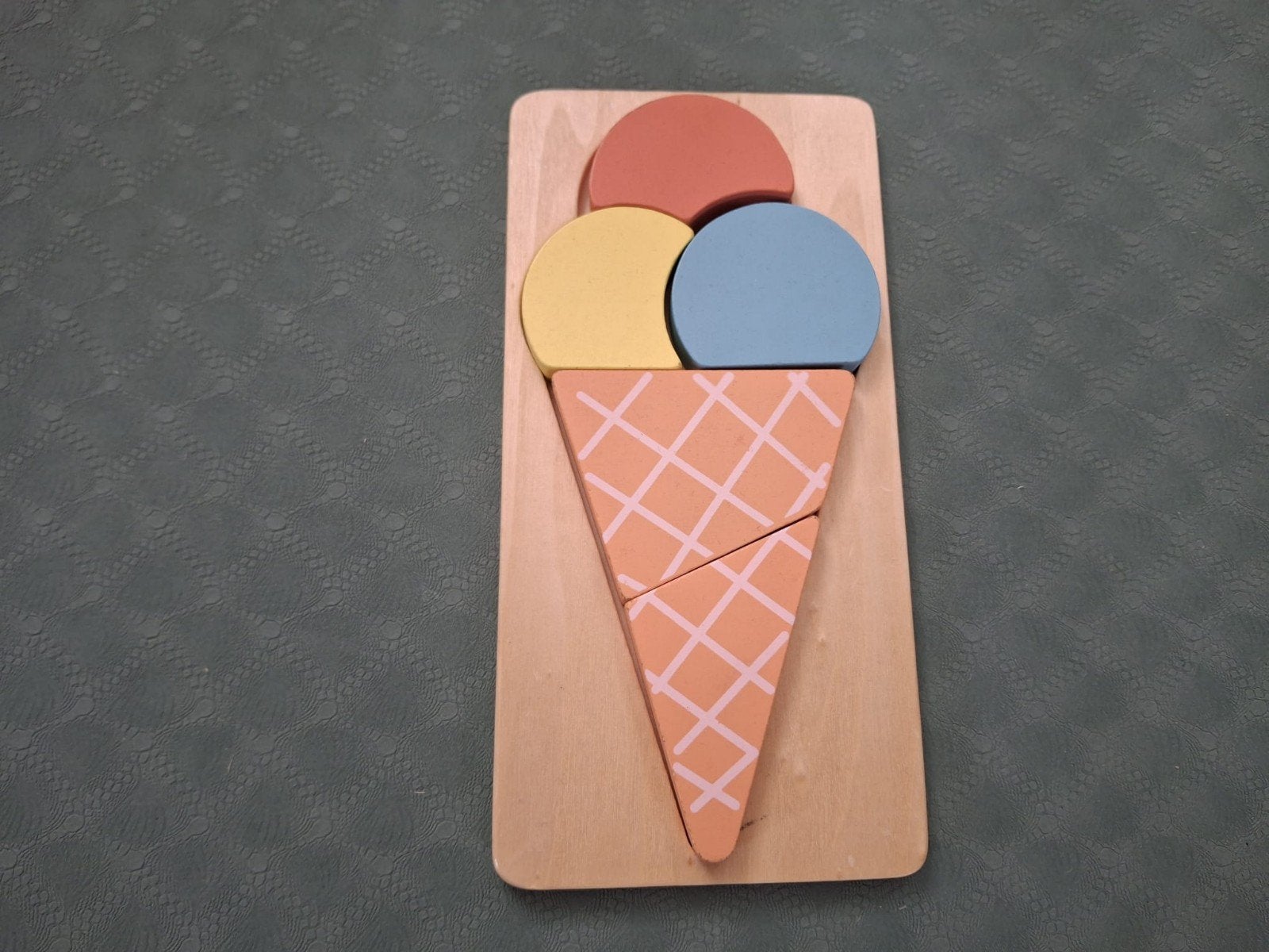 Puzzel Ijsje, Hema, Kinderen en Baby's, Ophalen of Verzenden, Zo goed als nieuw, Van hout, Minder dan 10 stukjes