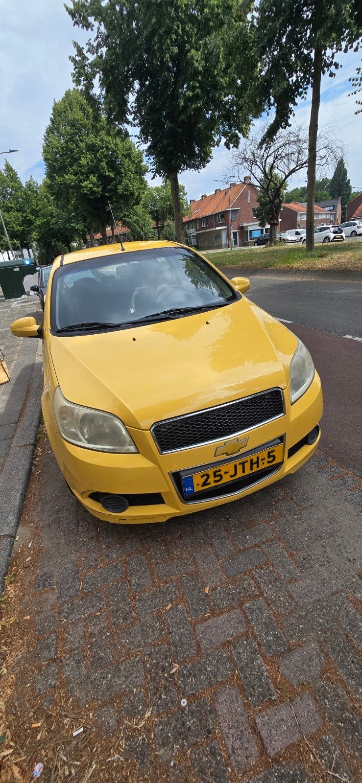 Chevrolet Aveo 1.4 16V 5D AUT 2009 Geel, Auto's, Chevrolet, Particulier, Aveo, Benzine, C, Hatchback, Automaat, Origineel Nederlands