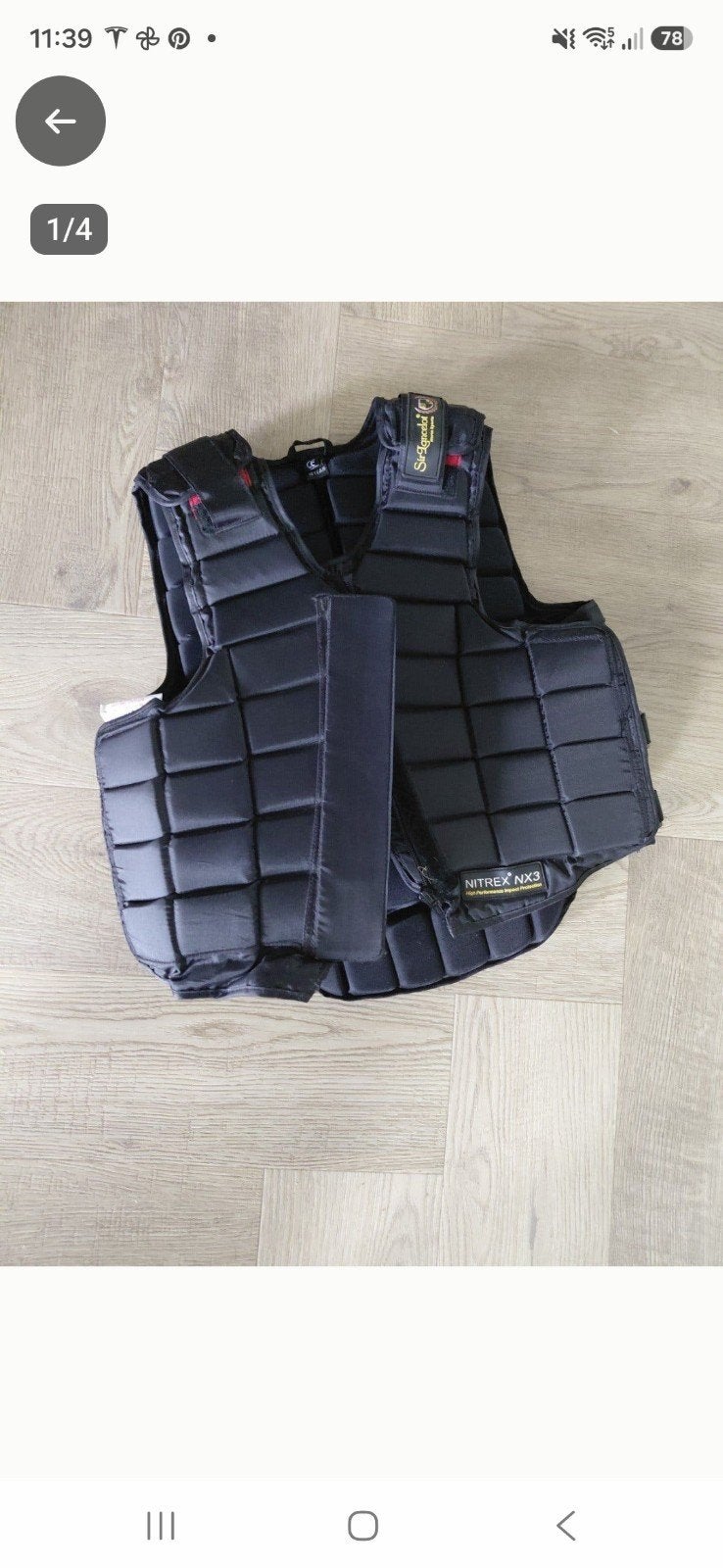 bodyprotector paardrijden Sir Lancelot 14 jaar, Ophalen of Verzenden, Zo goed als nieuw