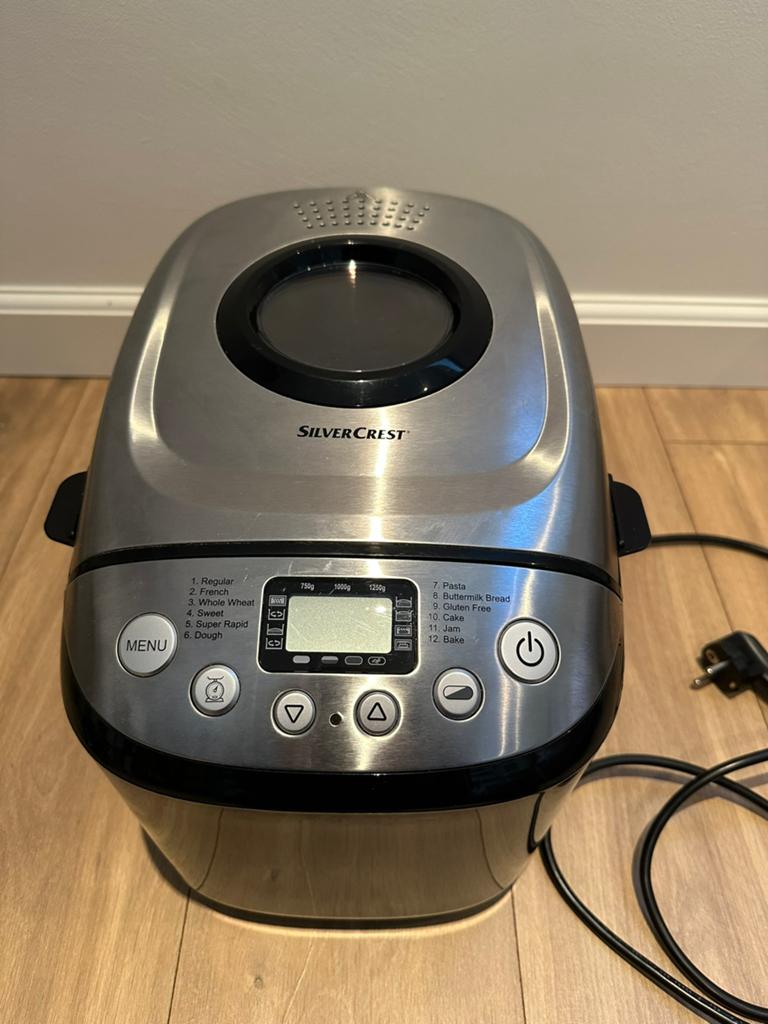 SilverCrest Broodbakmachine EDS SBB 850 B1 – 850W, Witgoed en Apparatuur, Broodbakmachines, Ophalen of Verzenden, Nieuw, Kijkvenster