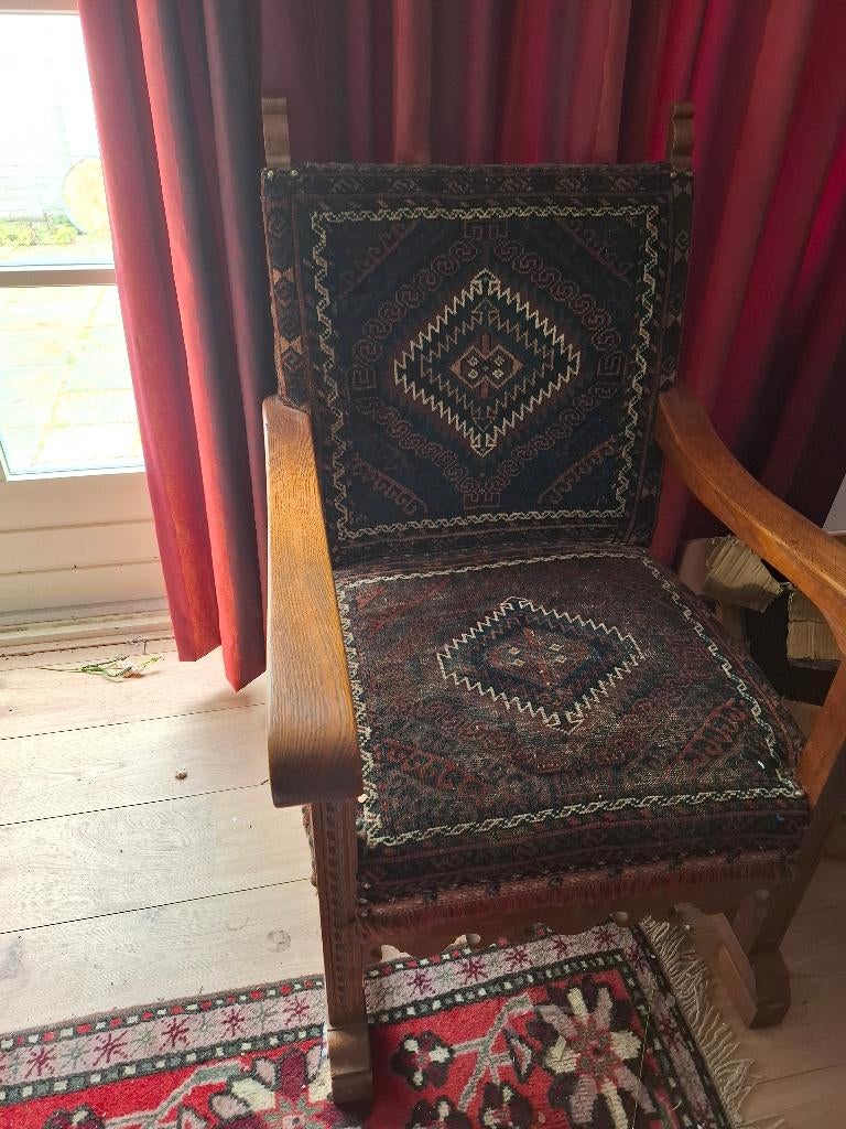 Oude Rook Stool, Ophalen, Gebruikt, Minder dan 50 cm