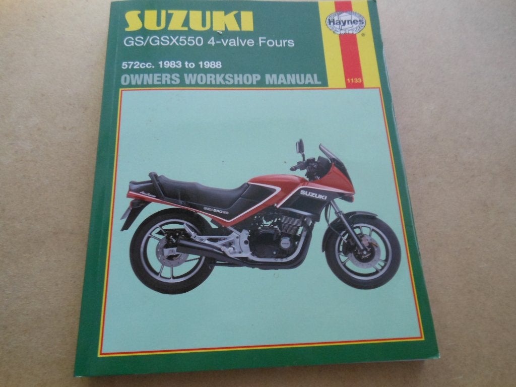 Werkplaatshandboek Suzuki GS/GSX550, Ophalen of Verzenden, Suzuki