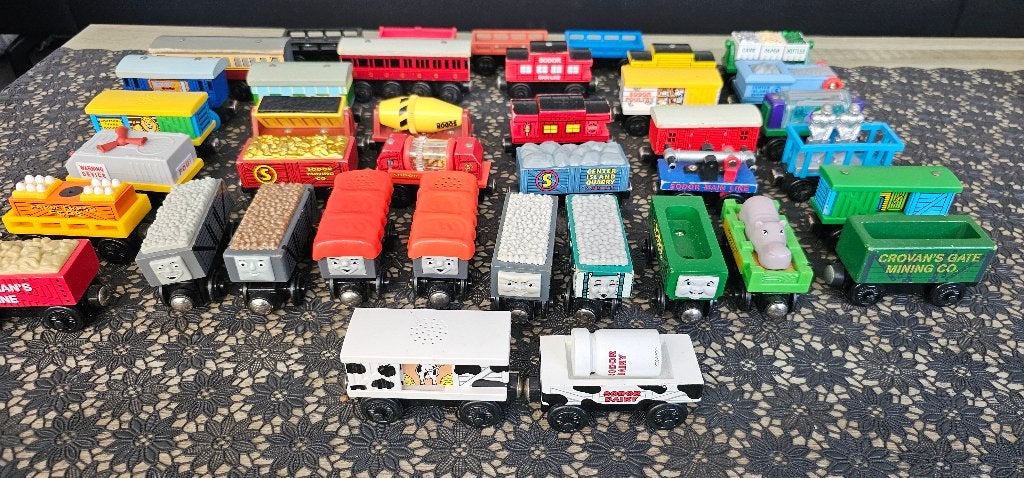 Thomas de trein Hout Boerderij set, Kinderen en Baby's, Ophalen of Verzenden, Zo goed als nieuw