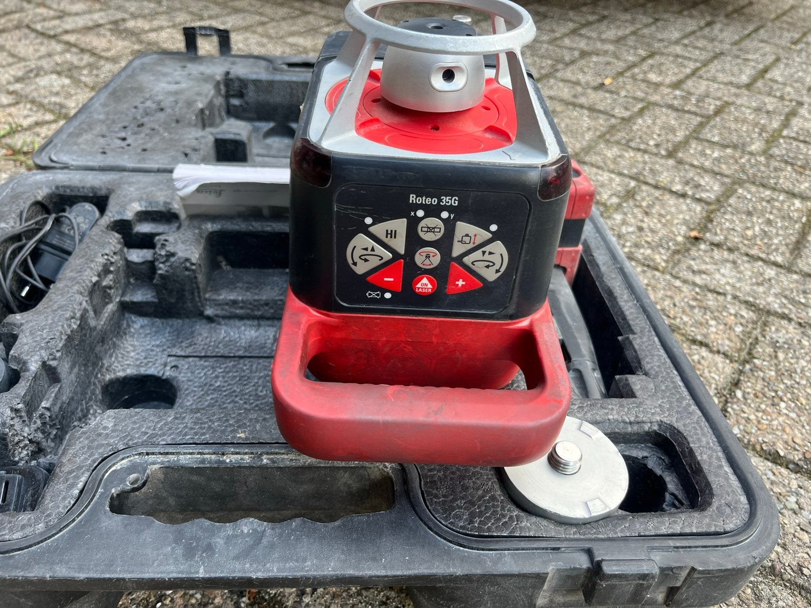 Leica Roteo 35 G roterende laser met koffer, Ophalen, Gebruikt, Licht