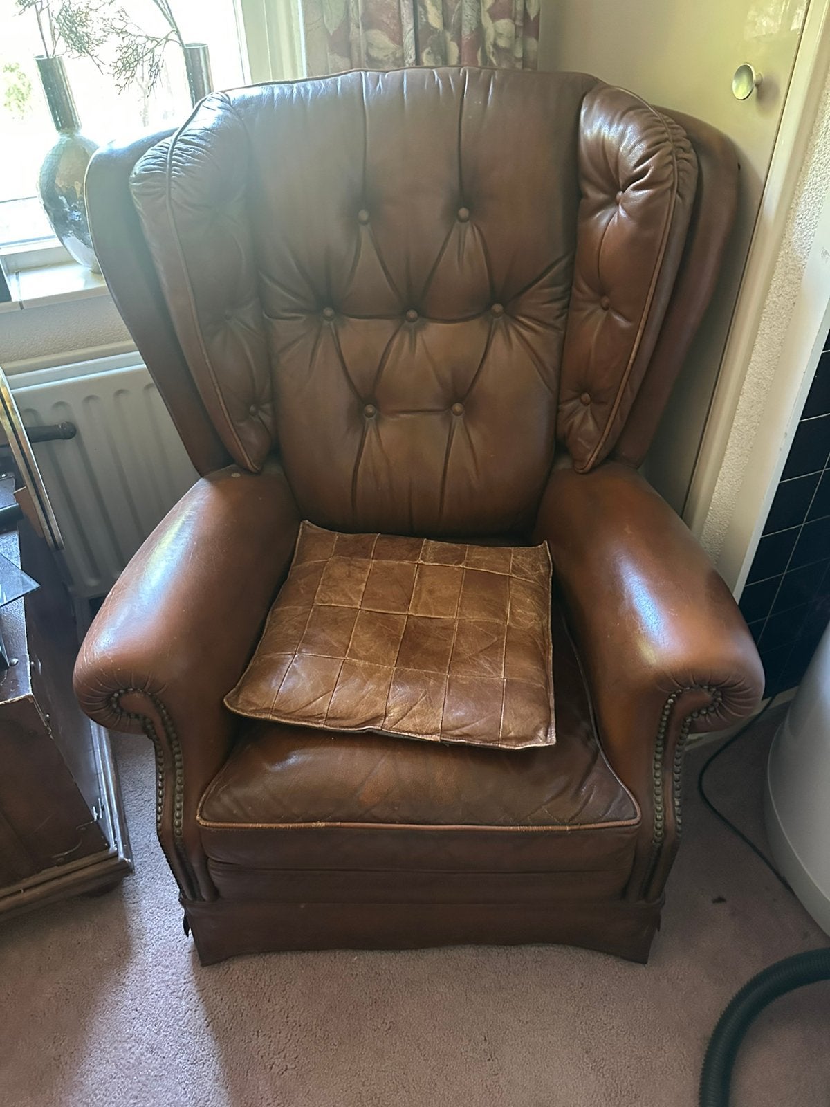Auntieke stoel, Ophalen, Zo goed als nieuw, 75 tot 100 cm