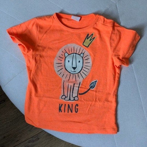 Maat 92 98 104 oranje WK Nederland shirt korte mouwen, Ophalen of Verzenden, Zo goed als nieuw, Hema, Jongetje of Meisje