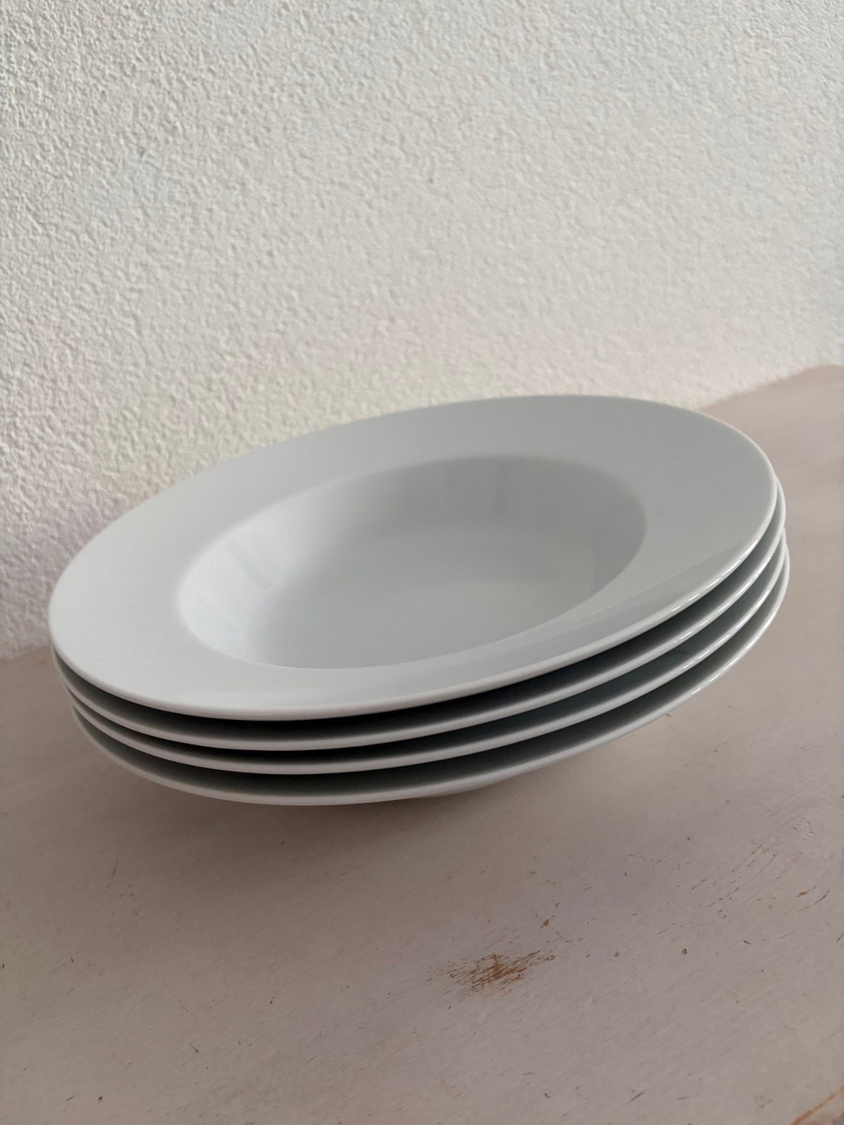 4x IKEA 365+ diepe borden 29,5 cm. voor pasta of soep, Ophalen, Zo goed als nieuw, Bord(en), Effen