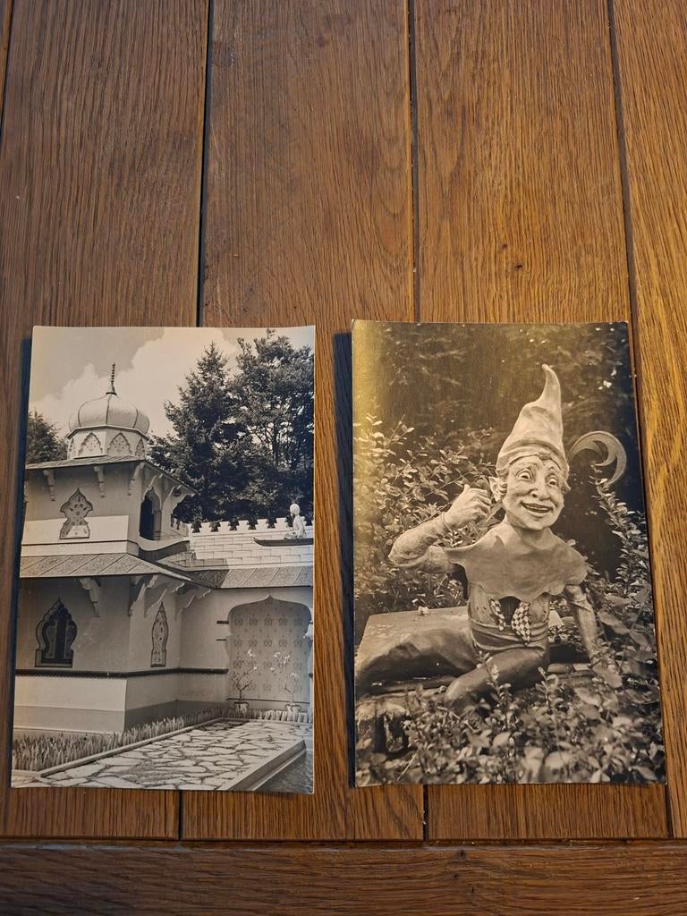 2 Vintage Efteling Ansichtkaarten (1951-1953), Verzamelen, Efteling, Ophalen of Verzenden