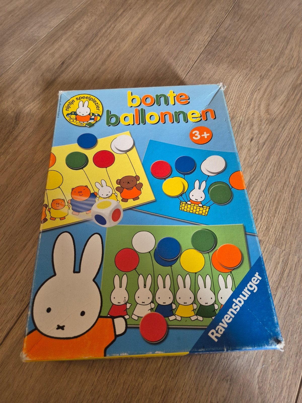Nijntje Bonte Ballonnen - Ravensburger (3+), Een of twee spelers, Ophalen of Verzenden, Gebruikt, Ravensburger