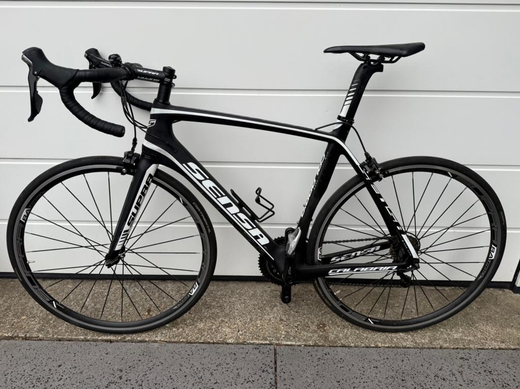 Sensa racefiets met vol carbon frame 56, Overige merken, Carbon, Ophalen of Verzenden, Zo goed als nieuw