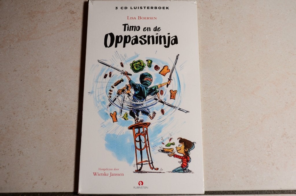 Luisterboek Timo en de oppasninja / Lisa Boersen 3 cd’s, Boeken, Ophalen of Verzenden, Cd, Kind