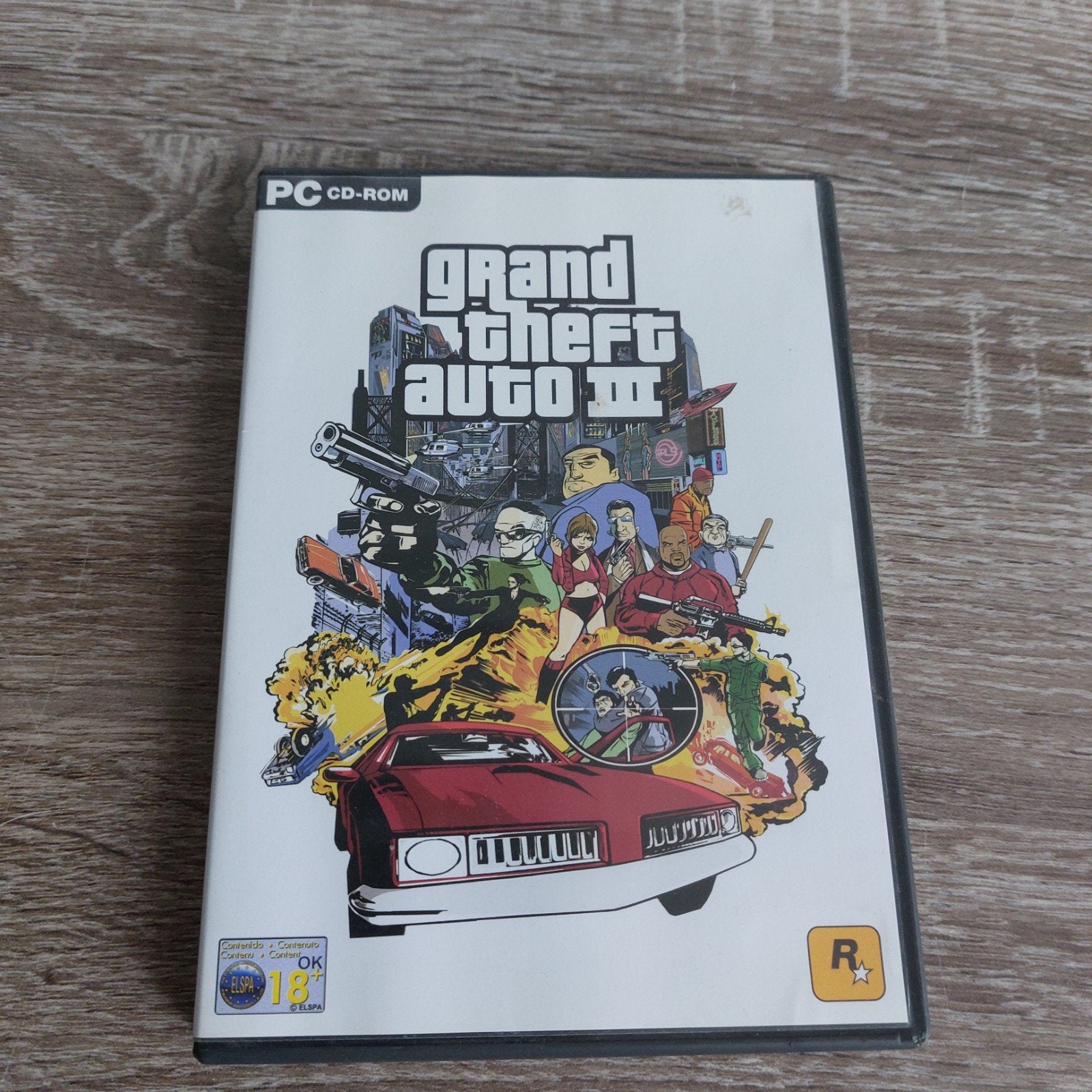 Grand Theft Auto III (GTA 3) PC CD-ROM, Spelcomputers en Games, Avontuur en Actie, Gebruikt, Vanaf 18 jaar, 1 speler
