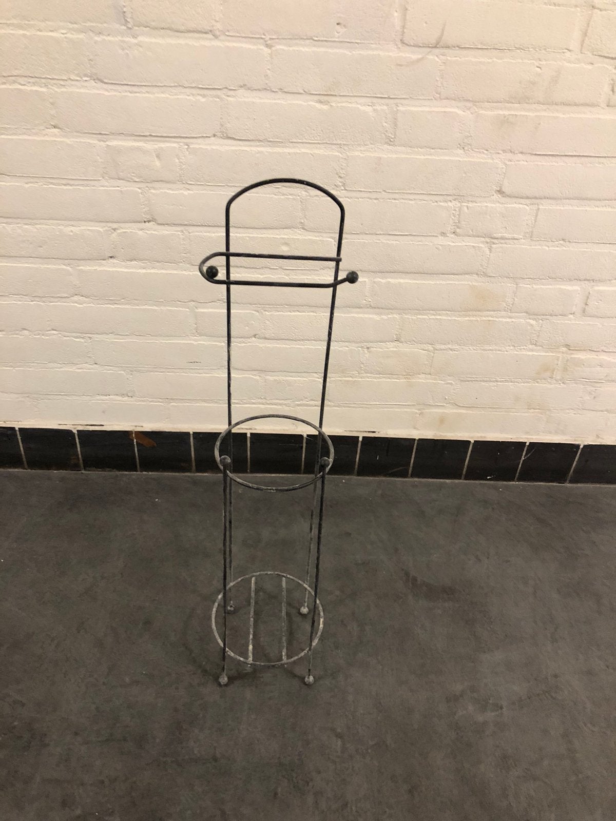 Wc rol houder zwart, Ophalen, Zo goed als nieuw, Zwart, Overige typen
