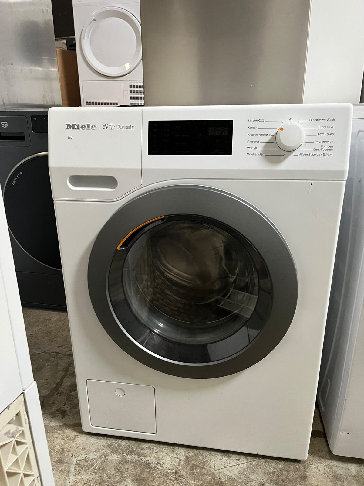 Partij Werkende W1 Miele 8kgWasmachines Gebruikt 50Stuks!, Witgoed en Apparatuur, Ophalen, 8 tot 10 kg, 85 tot 90 cm, 1600 toeren of meer