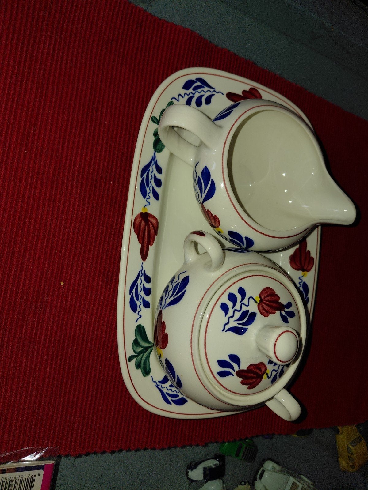 Boerenbont roomstel, juskom en sauskom, Ophalen of Verzenden