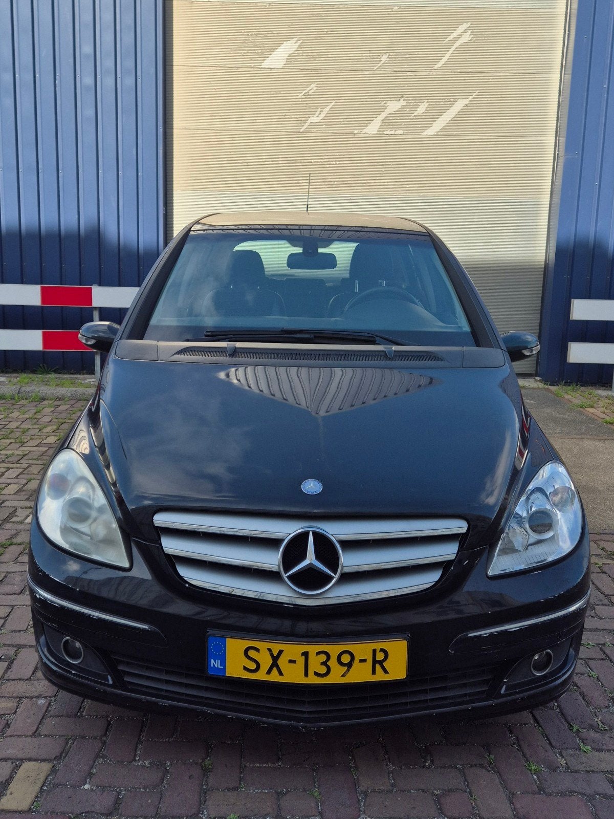 Mercedes-Benz B-Klasse 1.7 B170 5DRS CVT 2007 Zwart, Auto's, Zwart, 4 cilinders, Leder en Stof, Zwart