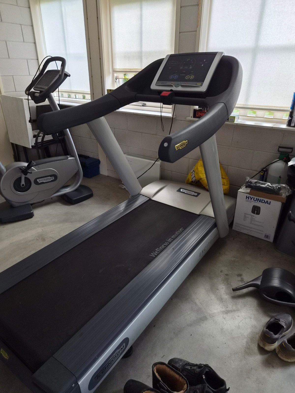 Technogym Loopband en technogym fiets Zo goed als nieuw