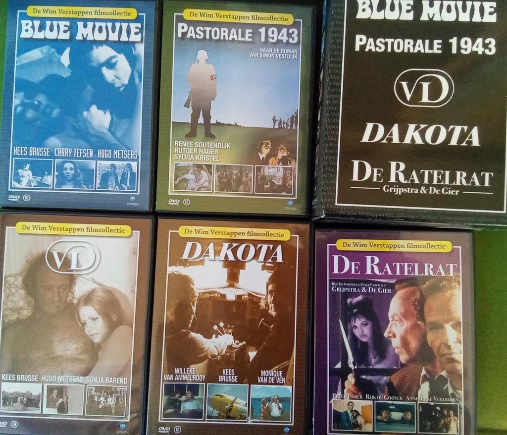Wim Verstappen Filmcollectie 5 iconische films, Vanaf 16 jaar, Ophalen of Verzenden, Zo goed als nieuw, Overige genres