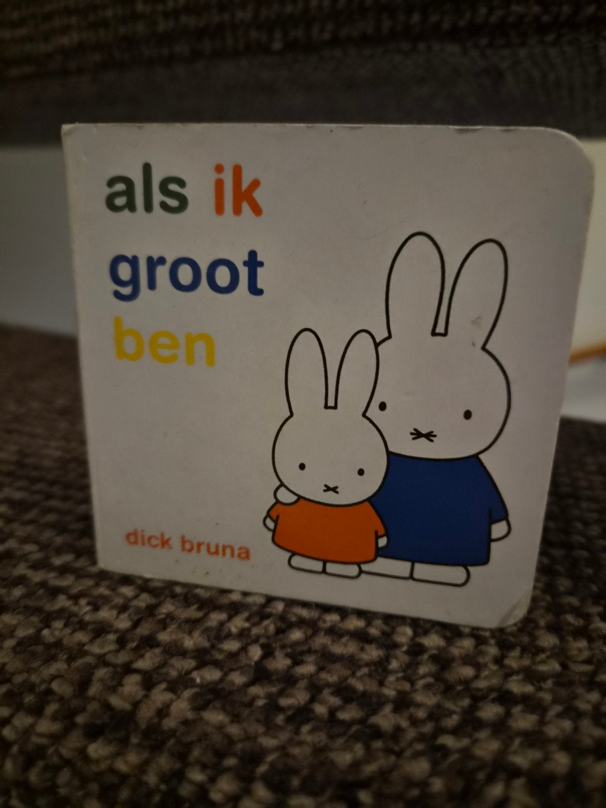 Nijntje 'Als ik groot ben' - Dick Bruna (2015), Gelezen, Ophalen of Verzenden, Dick Bruna, 1 tot 2 jaar