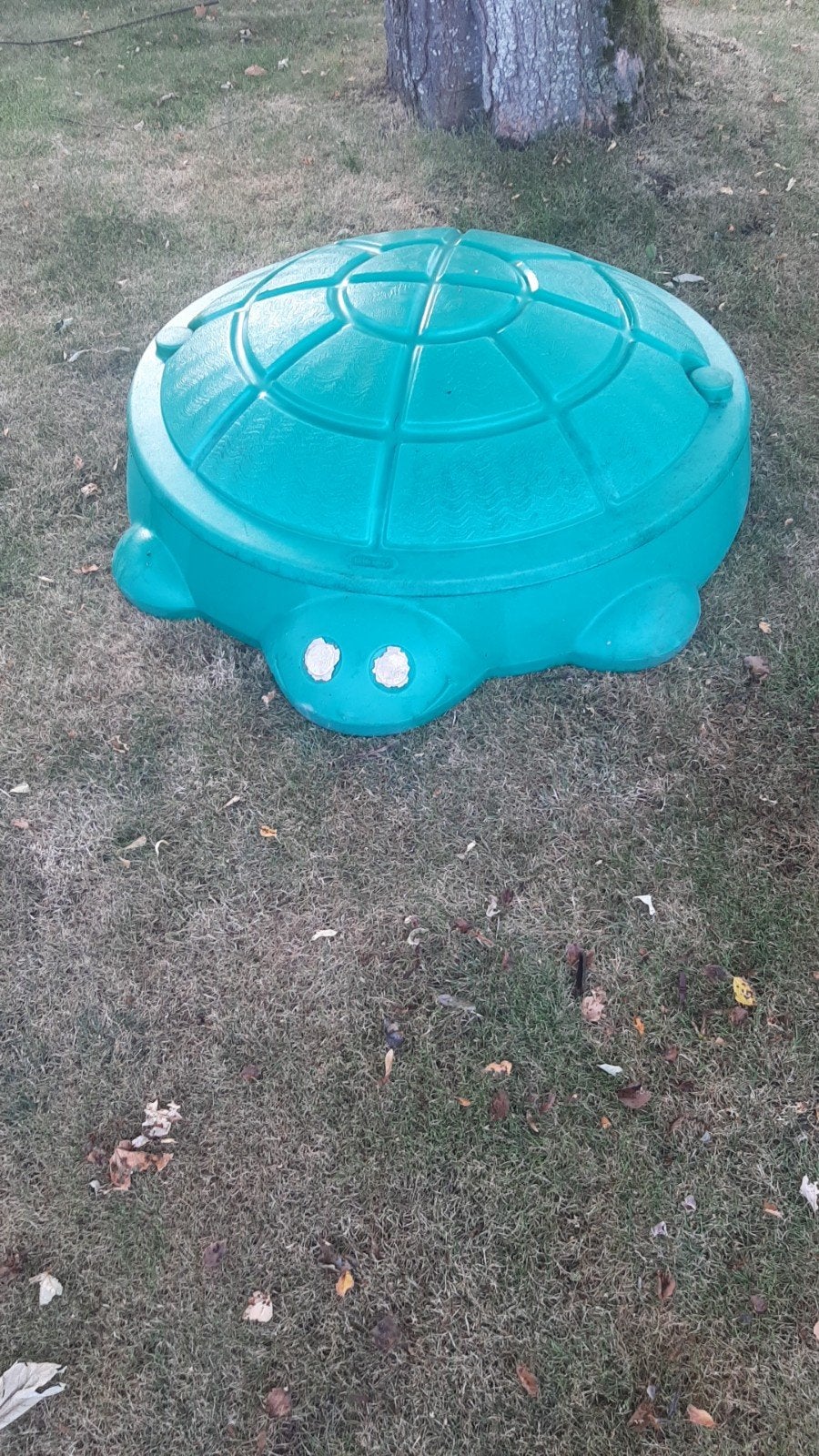 Schildpad zandbak voor kinderen, Ophalen, Gebruikt