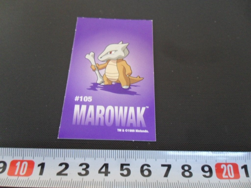 sticker POKÉMON #105  MAROWAK  Nintendo, Ophalen, Zo goed als nieuw