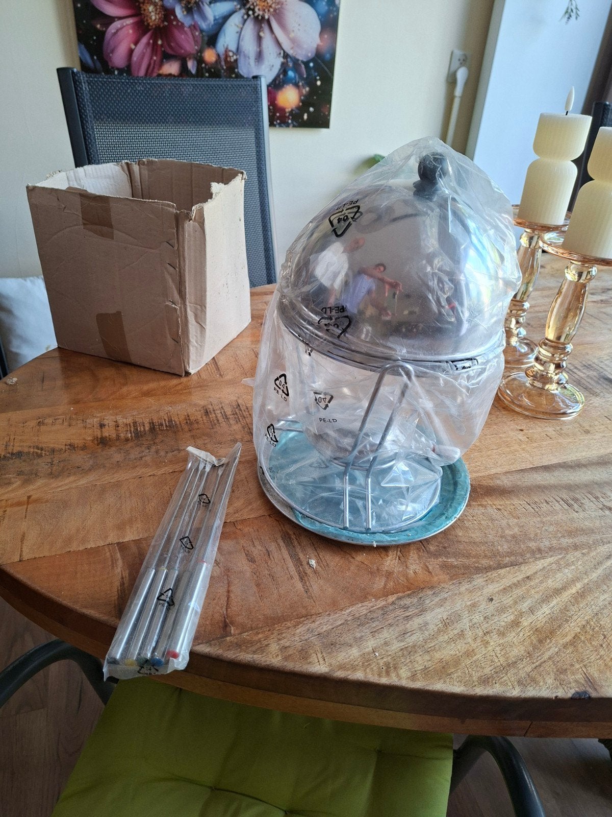 kaasfondue set nieuw, Witgoed en Apparatuur, Ophalen of Verzenden, Nieuw, Brander, Fondueset