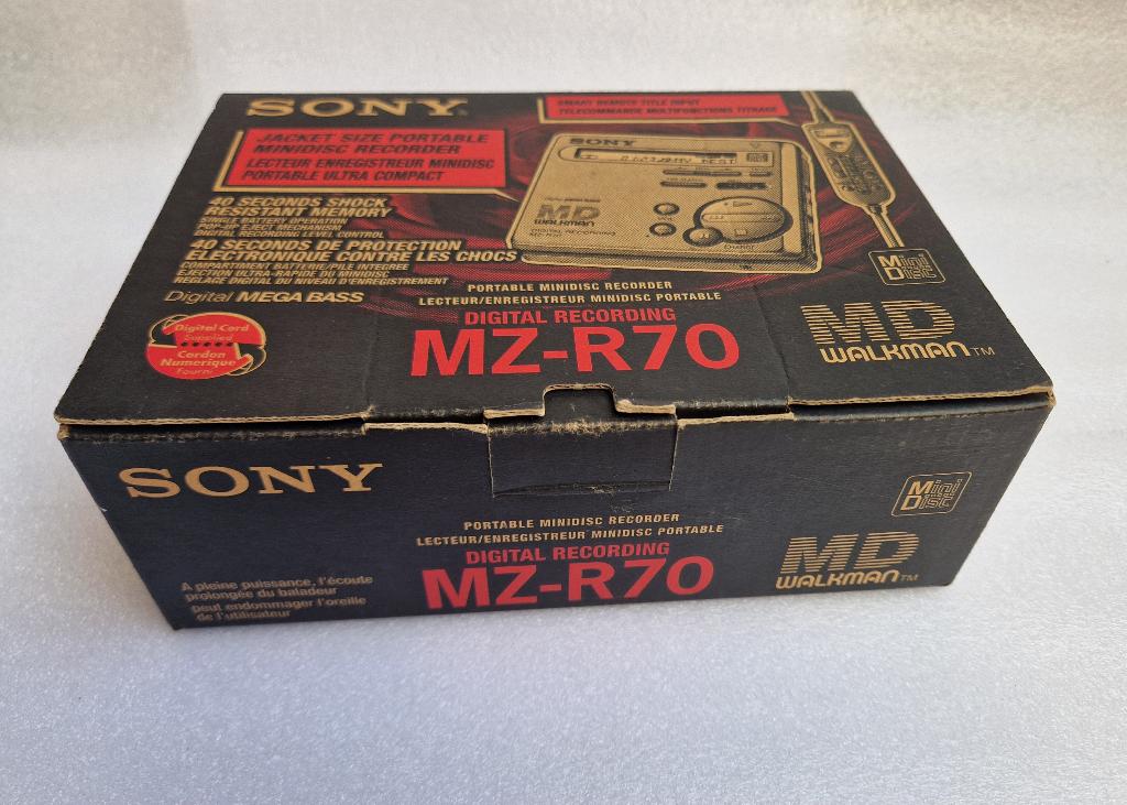 Sony MiniDisc Walkman MZ-R70 – Nieuw in doos!, Ophalen of Verzenden, Minidisc-recorder