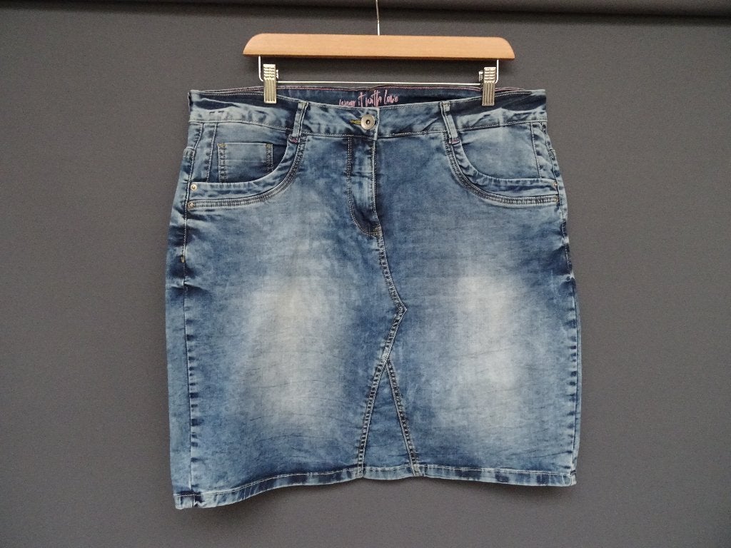 CECIL maat W34, jeans rok., Blauw, Ophalen of Verzenden, Zo goed als nieuw, W30 - W32 (confectie 38/40)