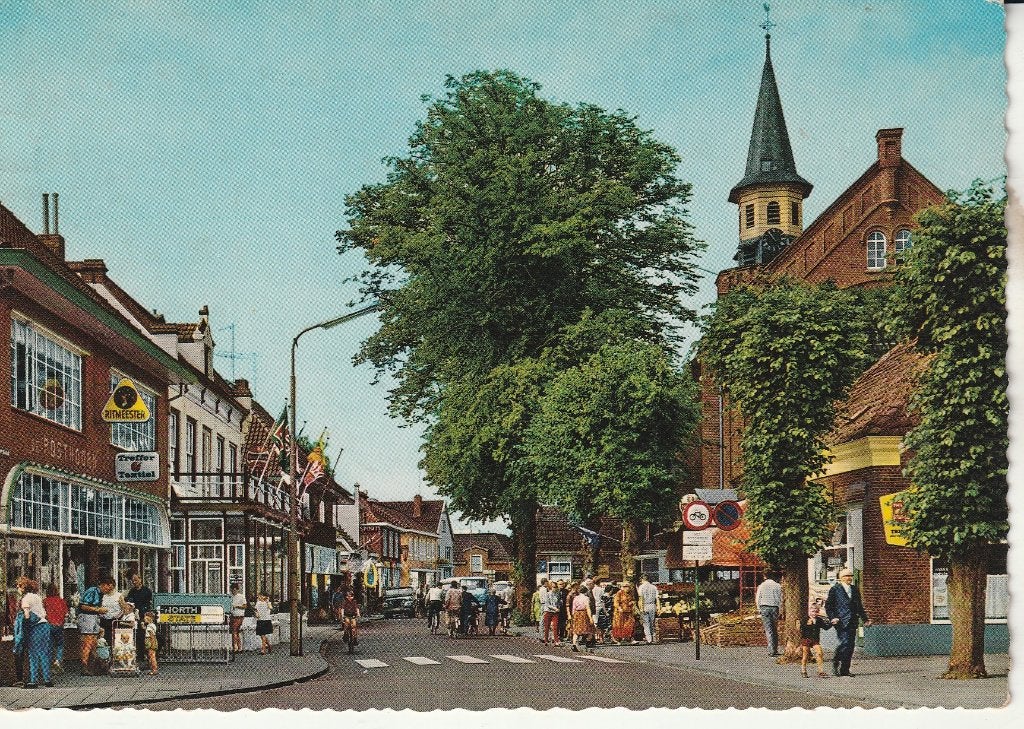 Nunspeet Dorpstraat 1968, Ophalen of Verzenden, 1960 tot 1980, Gelopen, Gelderland